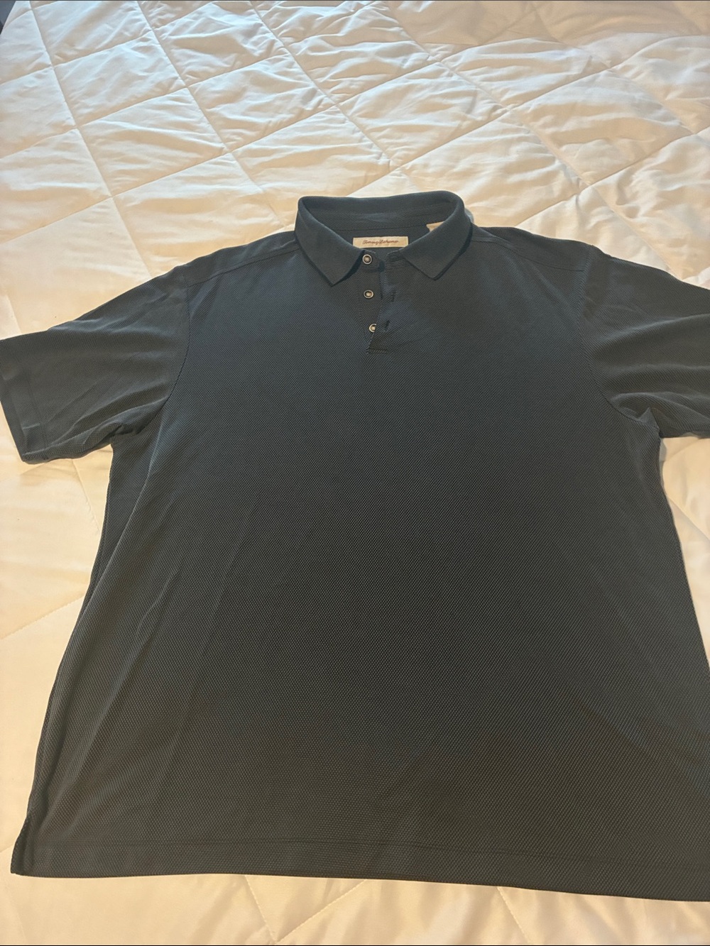 Tommy Bahama Men's Dark Teal Short-Sleeve Polo